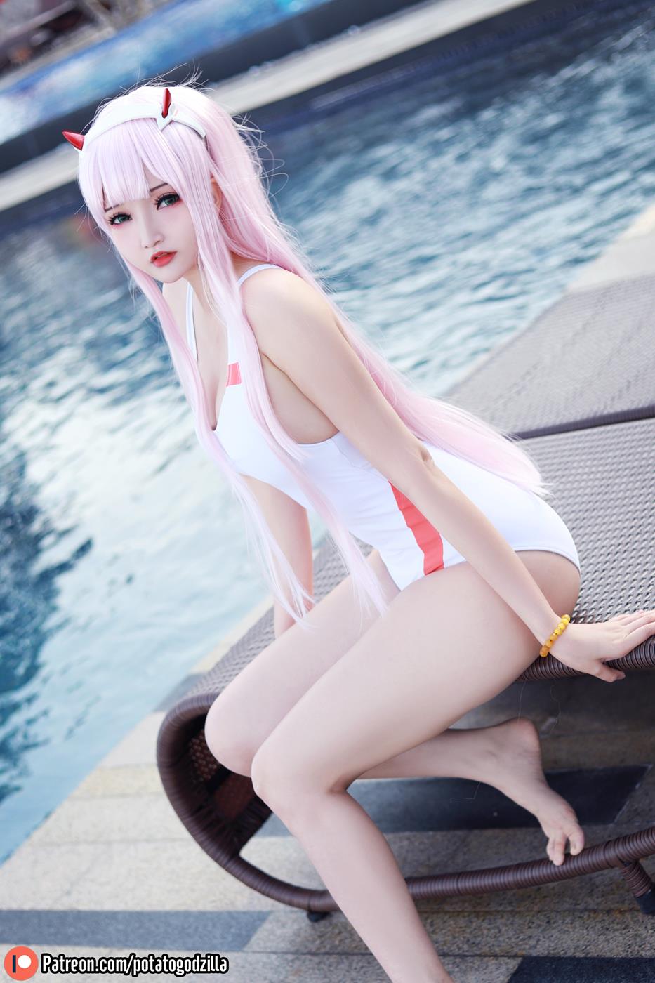 图片[23]-Potato Godzilla – Zero Two Swimsuit[27P] – 速更版-美库