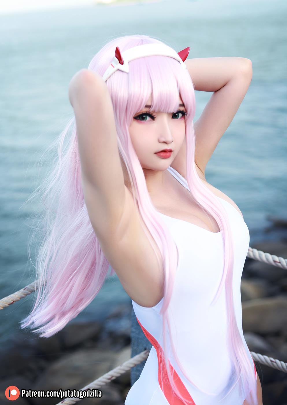 图片[28]-Potato Godzilla – Zero Two Swimsuit[27P] – 速更版-美库