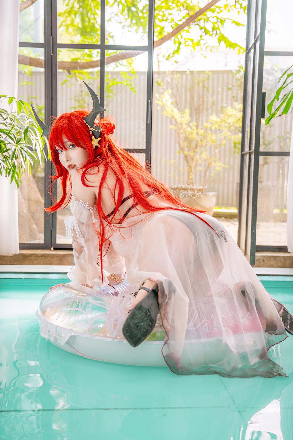 图片[11]-切切celia – 明日方舟 史尔特尔泳装[27P] – 速更版-美库