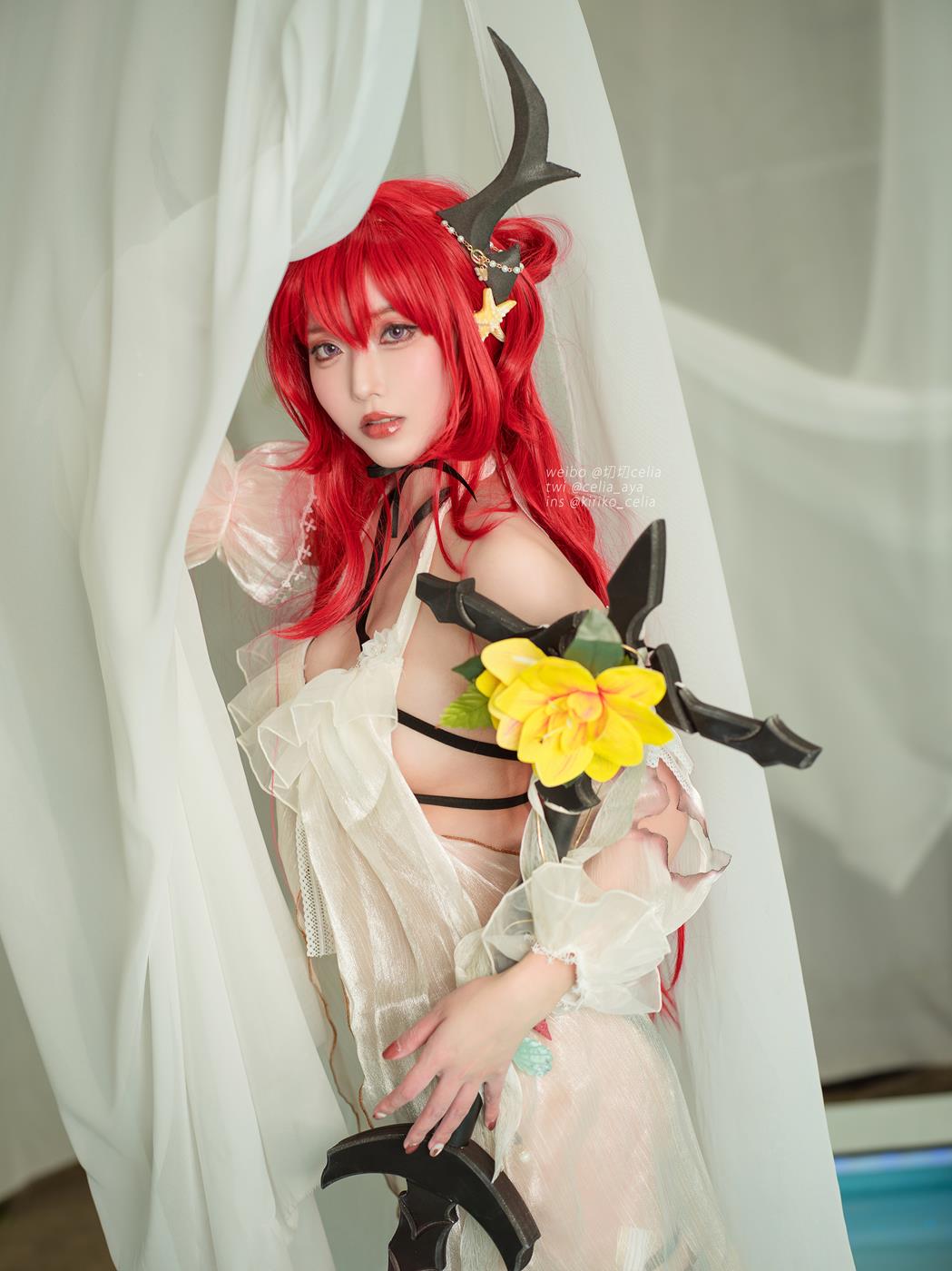 图片[13]-切切celia – 明日方舟 史尔特尔泳装[27P] – 速更版-美库