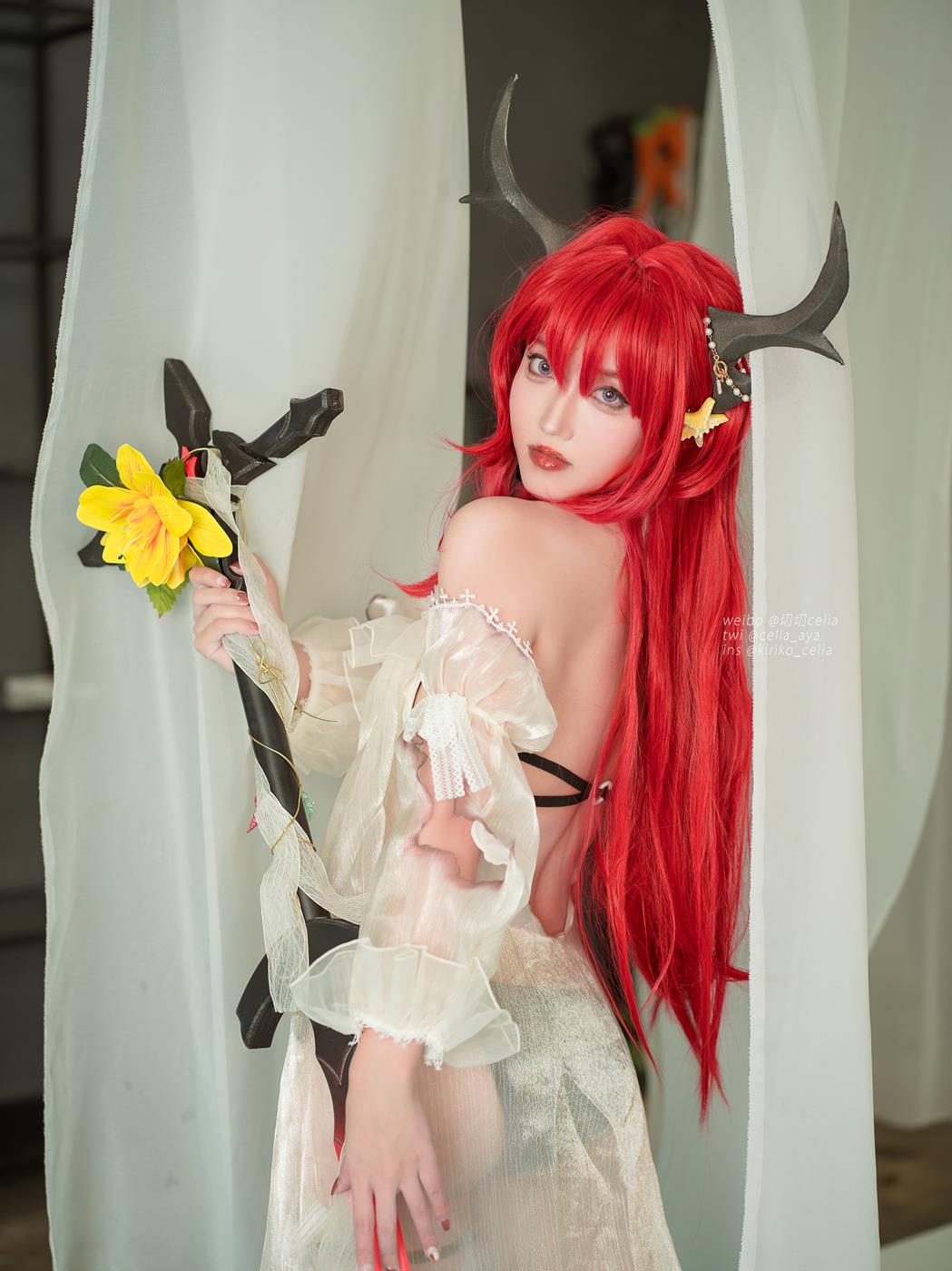 图片[14]-切切celia – 明日方舟 史尔特尔泳装[27P] – 速更版-美库