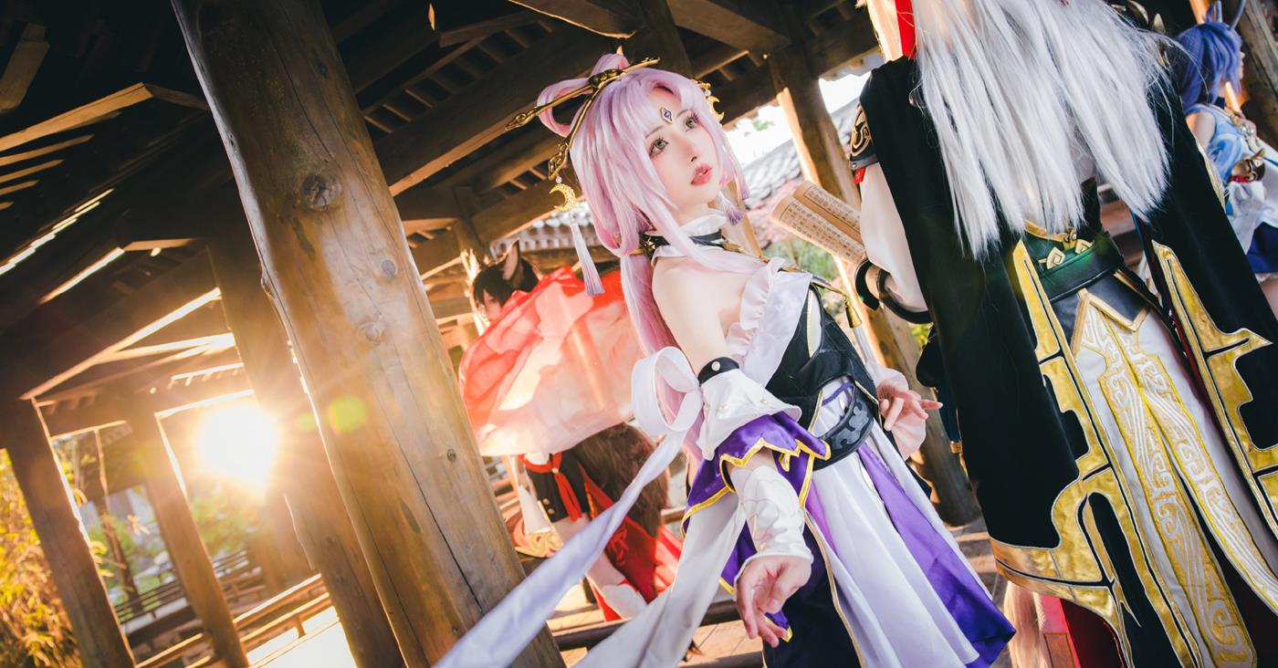 图片[18]-紫氯氯 – 符玄cos[18P] – 速更版-美库