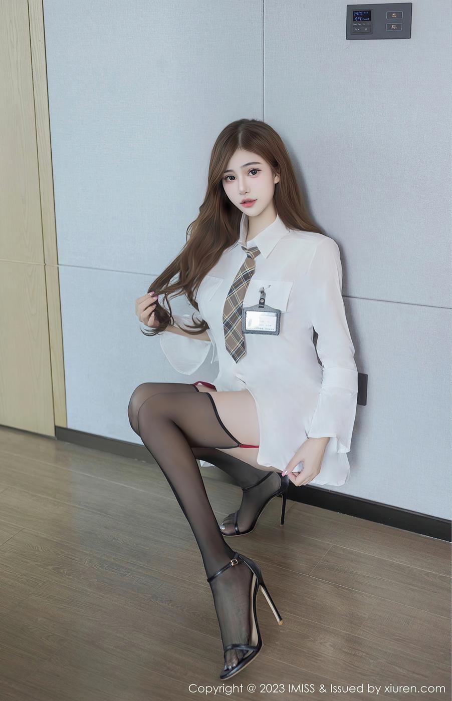 图片[11]-[IMISS爱蜜社] 2023.08.09 VOL.741 Lavinia肉肉 黑丝美腿[41P] – 速更版-美库