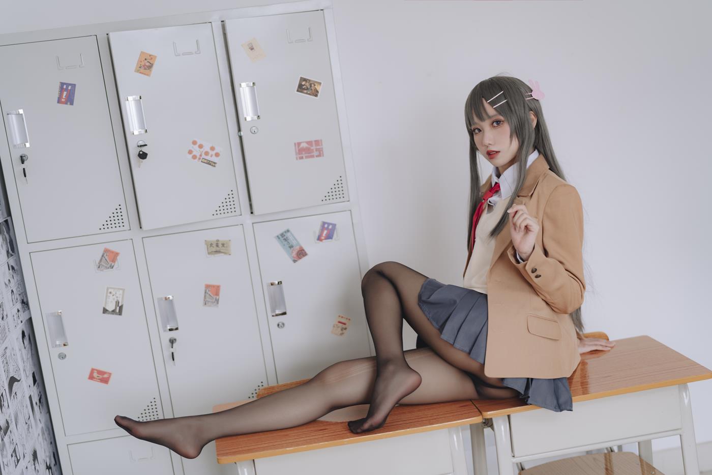 图片[17]-果咩酱w – 麻衣校服[30P] – 速更版-美库