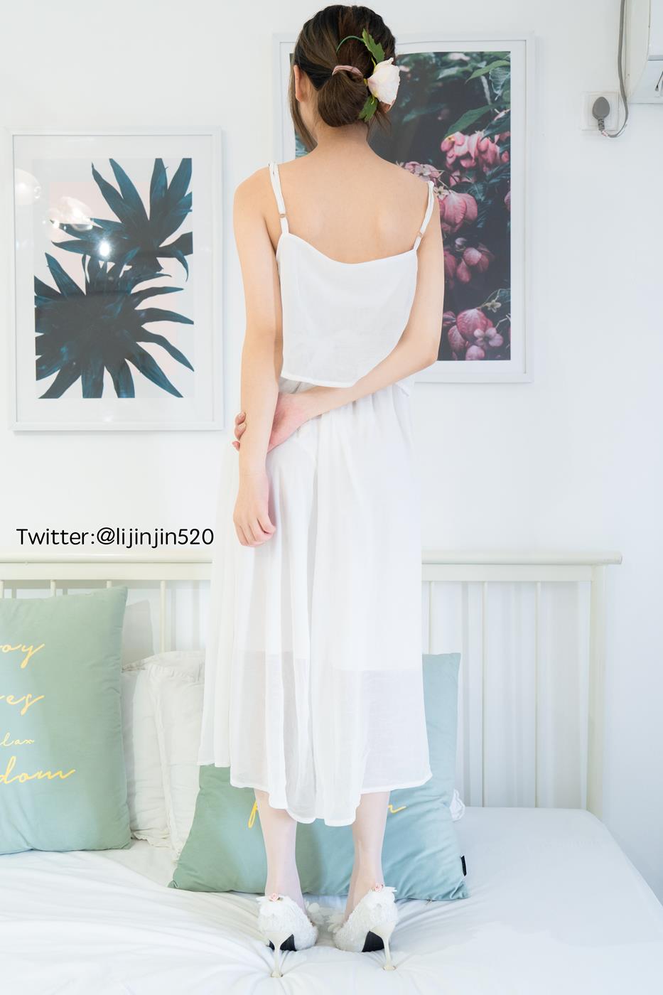 图片[10]-梨瑾瑾  – 室内吊带裙[9P] – 速更版-美库