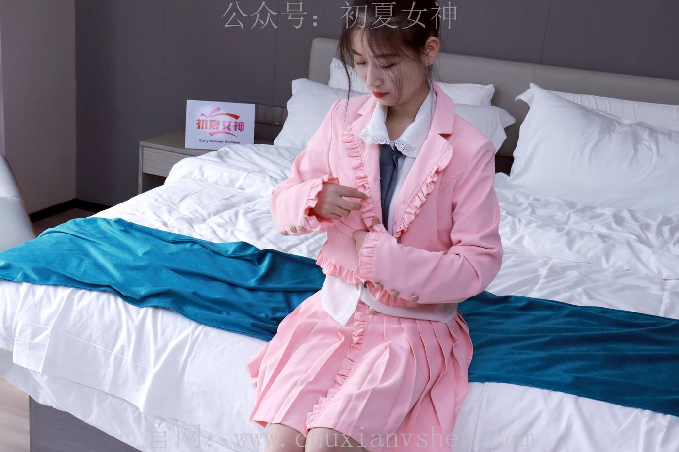 图片[10]-初夏女神 NO.012 念念 S码粉色JK套搭配36码小白鞋[113P] – 速更版-美库