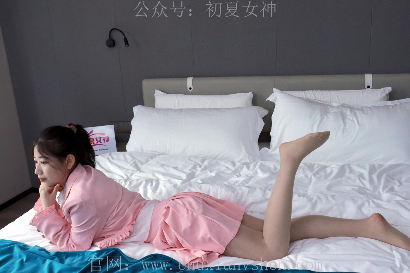 图片[32]-初夏女神 NO.012 念念 S码粉色JK套搭配36码小白鞋[113P] – 速更版-美库