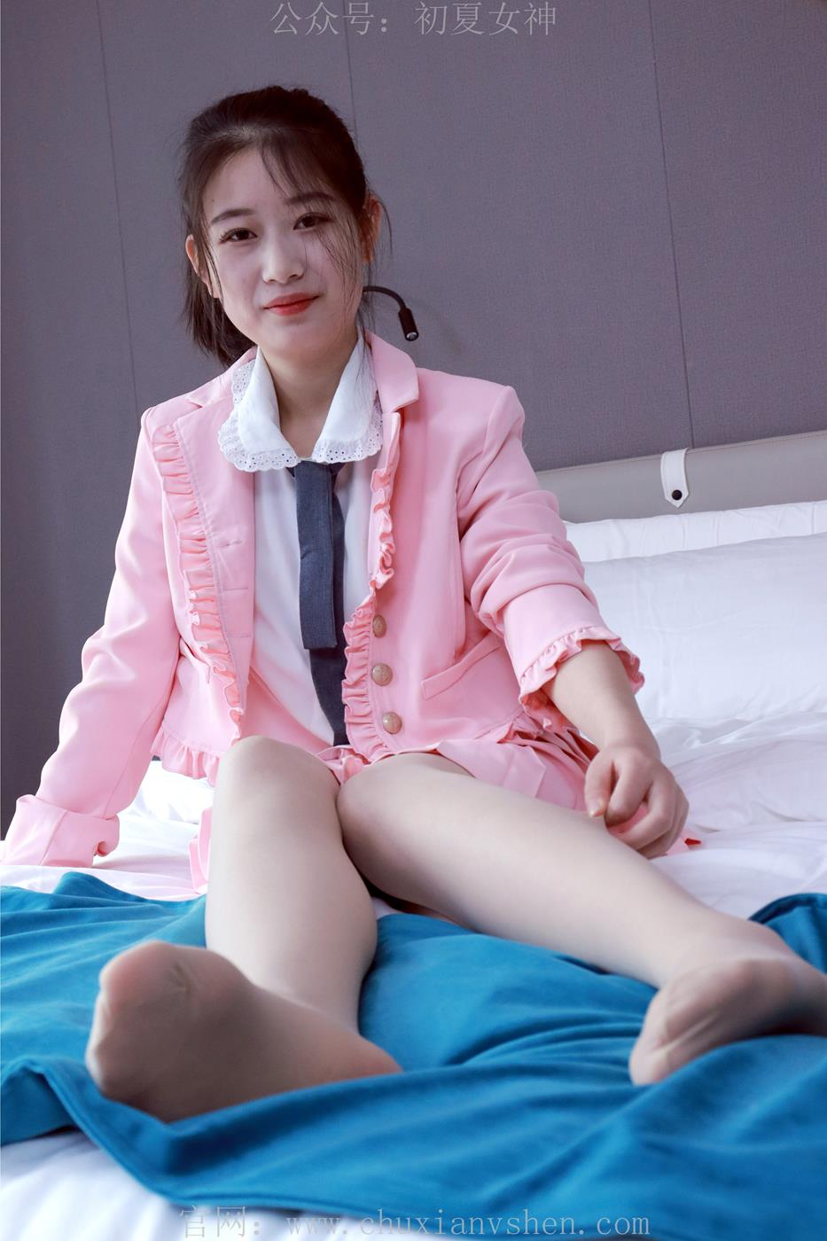 图片[40]-初夏女神 NO.012 念念 S码粉色JK套搭配36码小白鞋[113P] – 速更版-美库