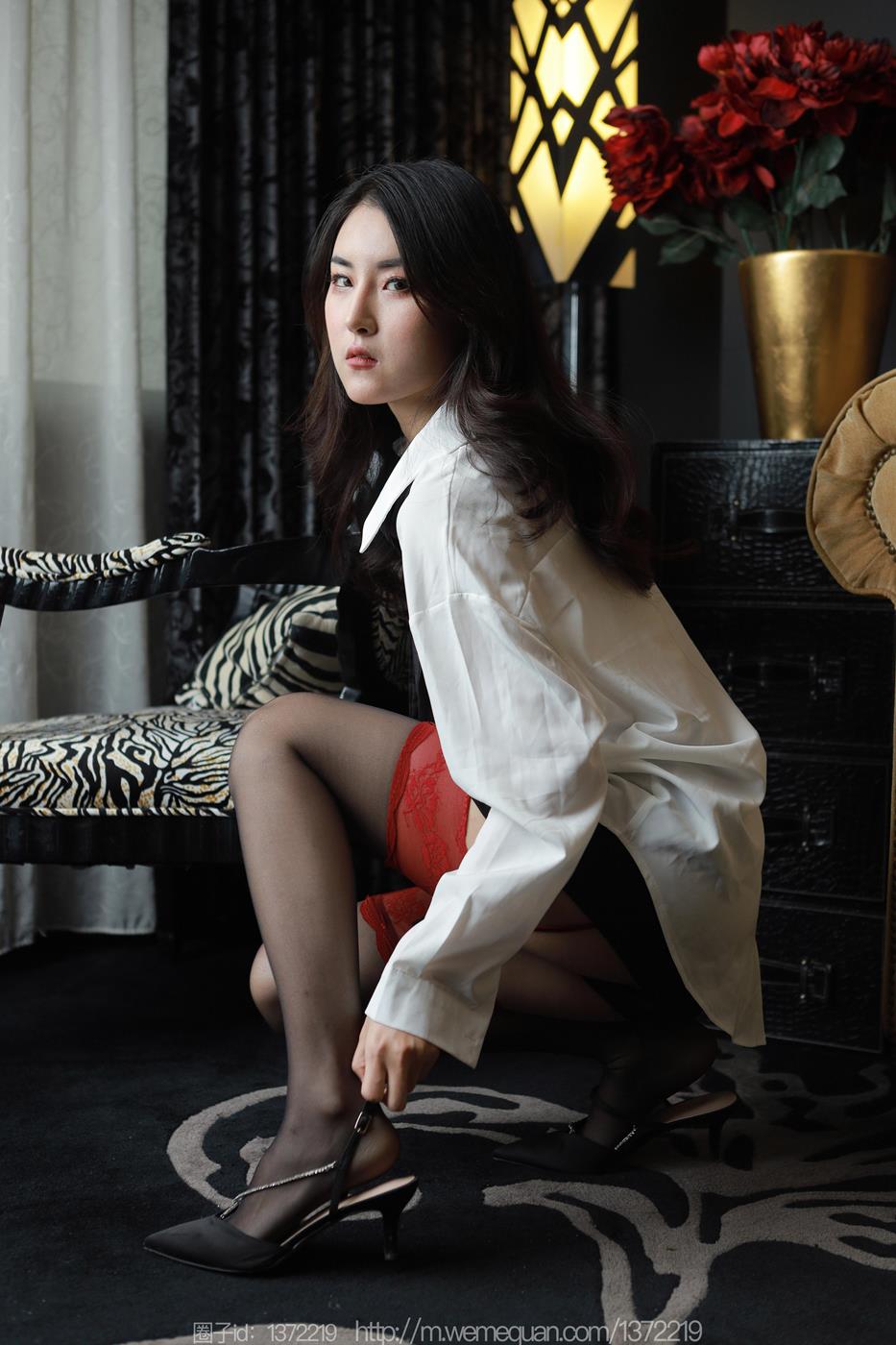 图片[21]-[IESS异思趣向] 2023.03.11 丝享家1387：小宝《红玫瑰雷丝》[79P] – 速更版-美库