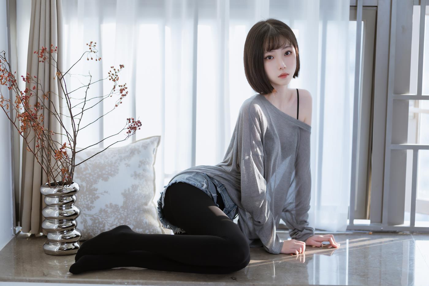 图片[11]-许岚(叁月life) – 半透毛衣[40P] – 速更版-美库