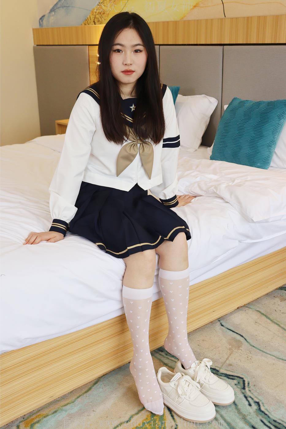 图片[70]-初夏女神 NO.017 水吉 M码水手服搭配37码运动鞋[122P] – 速更版-美库