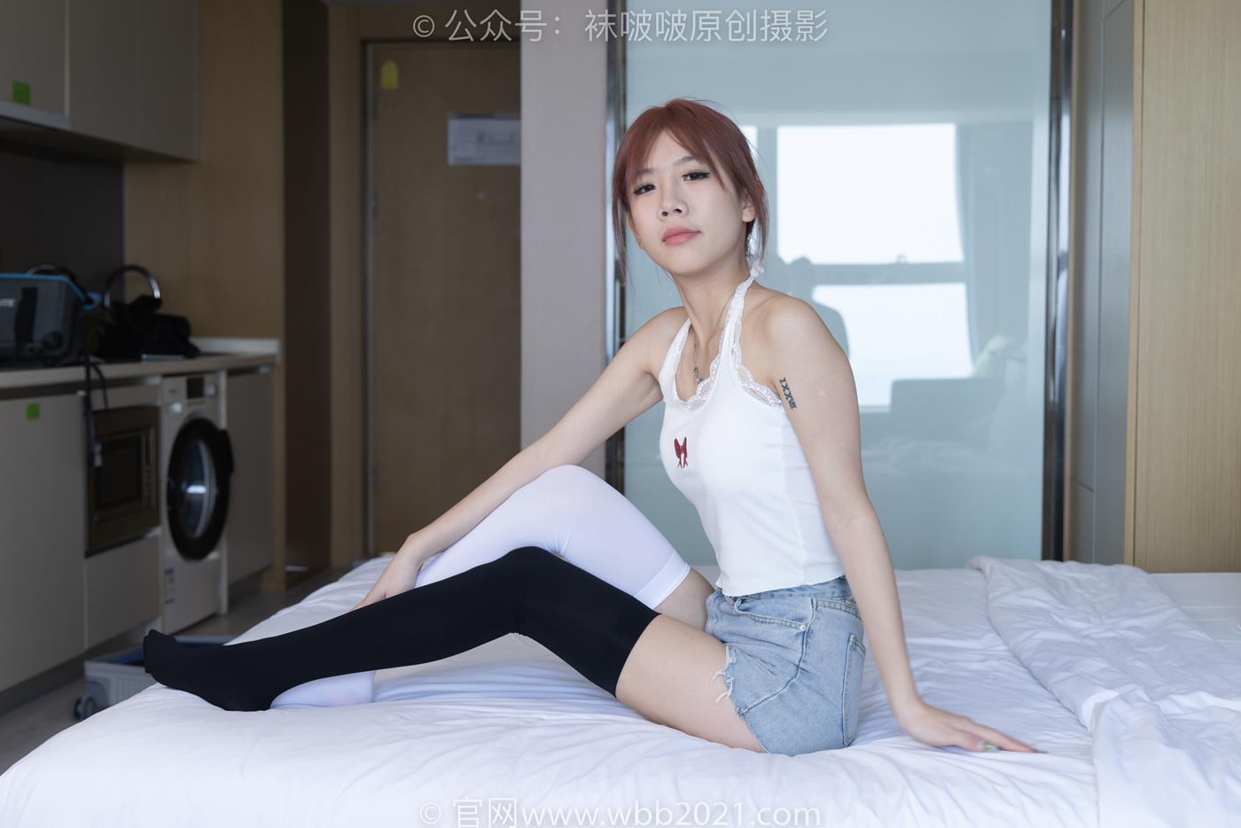 图片[73]-[BoBoSocks袜啵啵]NO.264 果冻-高跟鞋、贝壳头板鞋、黑丝大腿袜、白丝大腿袜[180P] – 速更版-美库