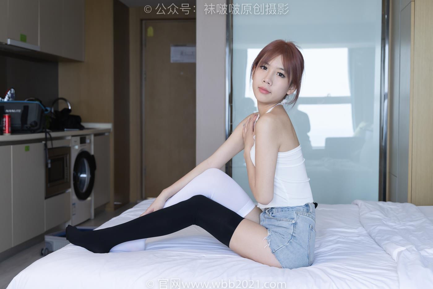 图片[74]-[BoBoSocks袜啵啵]NO.264 果冻-高跟鞋、贝壳头板鞋、黑丝大腿袜、白丝大腿袜[180P] – 速更版-美库