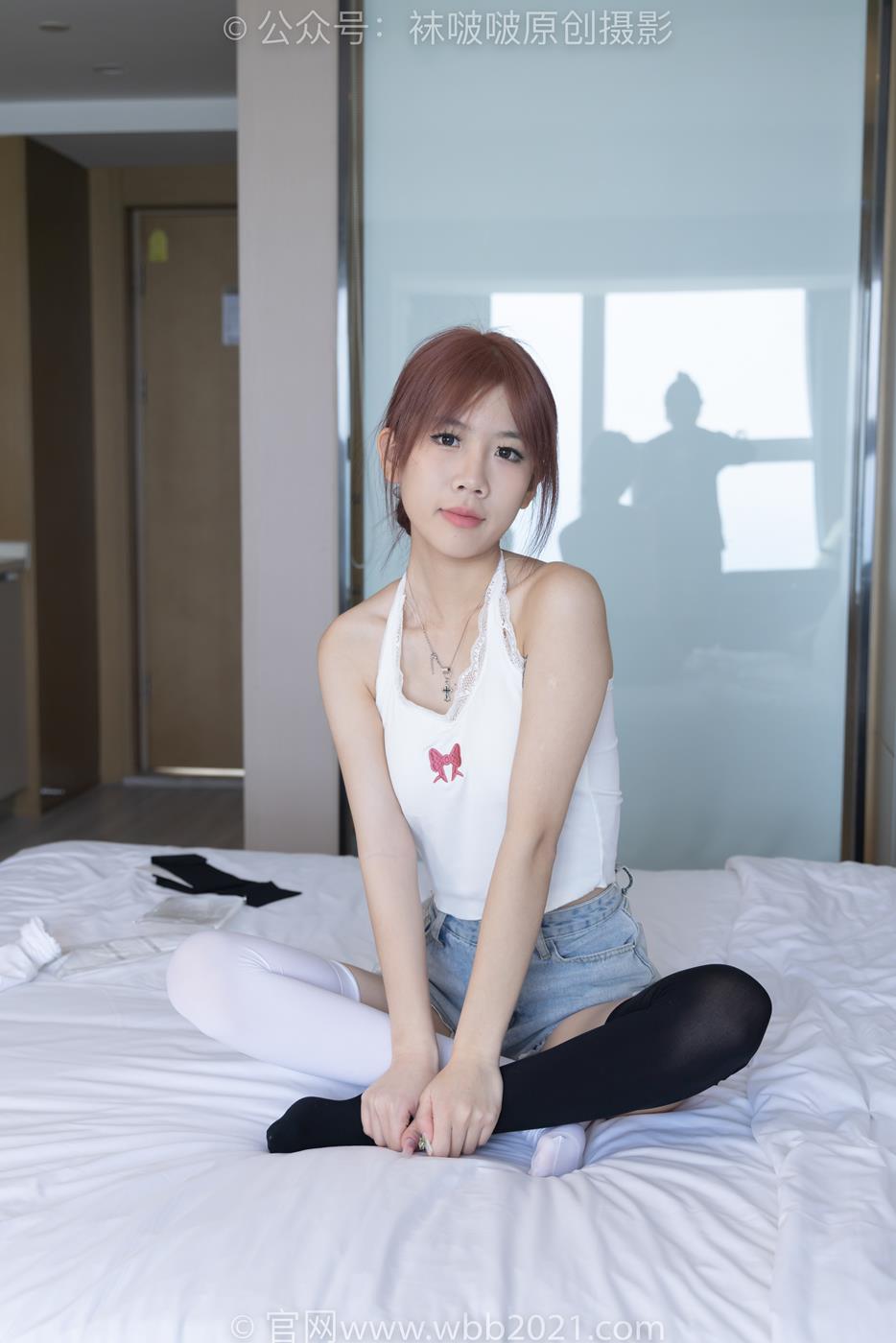 图片[85]-[BoBoSocks袜啵啵]NO.264 果冻-高跟鞋、贝壳头板鞋、黑丝大腿袜、白丝大腿袜[180P] – 速更版-美库