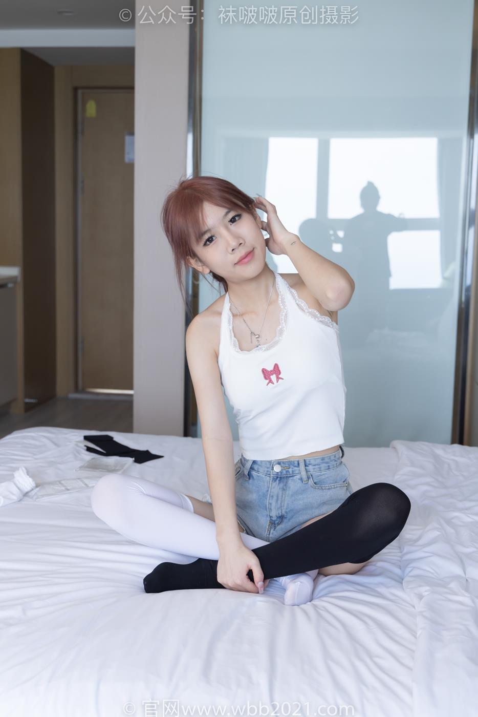 图片[86]-[BoBoSocks袜啵啵]NO.264 果冻-高跟鞋、贝壳头板鞋、黑丝大腿袜、白丝大腿袜[180P] – 速更版-美库