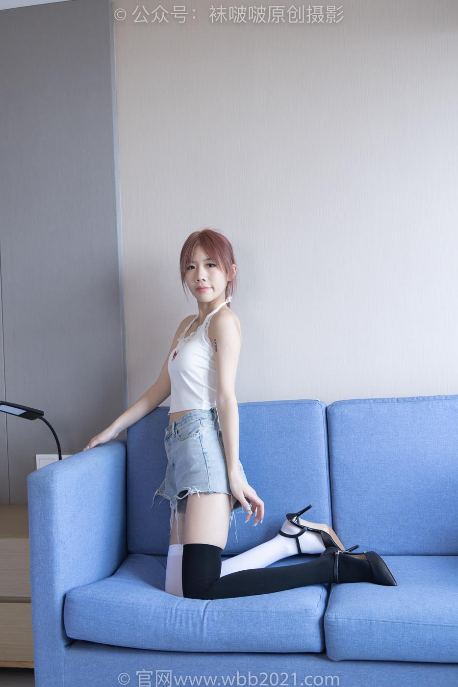 图片[94]-[BoBoSocks袜啵啵]NO.264 果冻-高跟鞋、贝壳头板鞋、黑丝大腿袜、白丝大腿袜[180P] – 速更版-美库