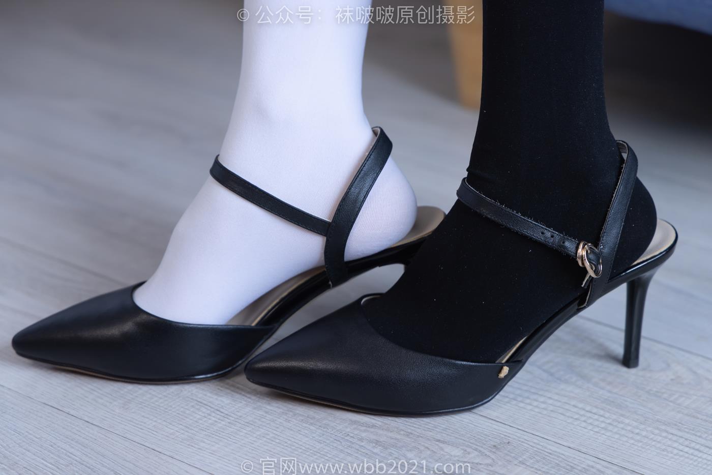 图片[106]-[BoBoSocks袜啵啵]NO.264 果冻-高跟鞋、贝壳头板鞋、黑丝大腿袜、白丝大腿袜[180P] – 速更版-美库