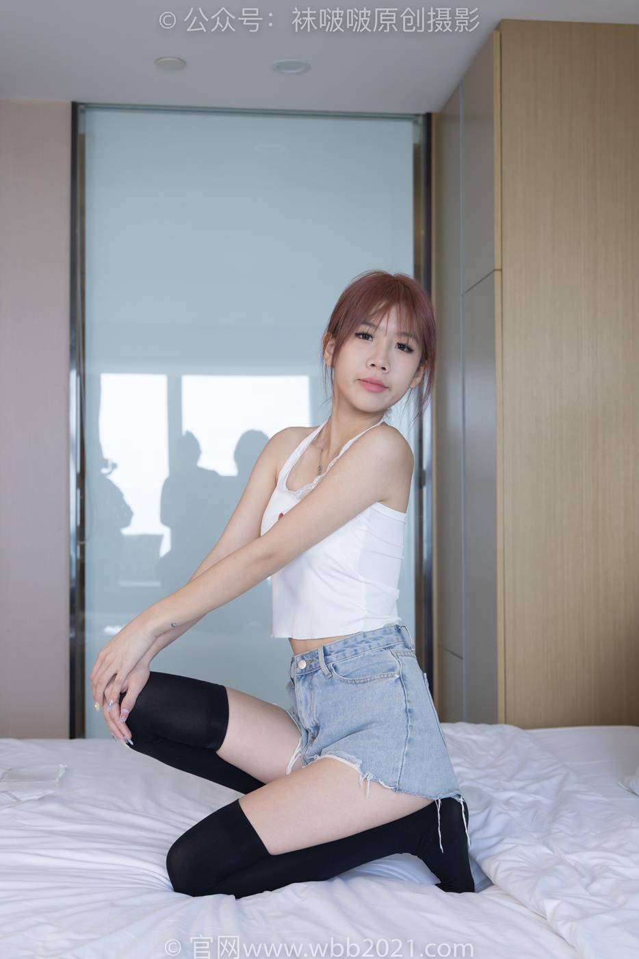 图片[154]-[BoBoSocks袜啵啵]NO.264 果冻-高跟鞋、贝壳头板鞋、黑丝大腿袜、白丝大腿袜[180P] – 速更版-美库