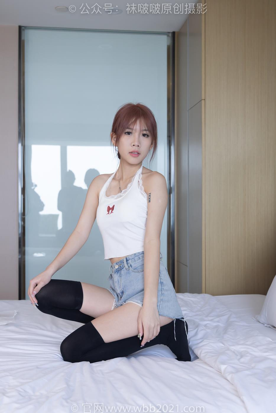 图片[157]-[BoBoSocks袜啵啵]NO.264 果冻-高跟鞋、贝壳头板鞋、黑丝大腿袜、白丝大腿袜[180P] – 速更版-美库