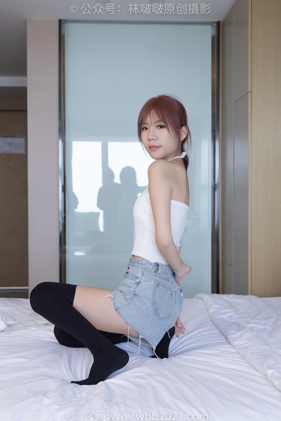 图片[158]-[BoBoSocks袜啵啵]NO.264 果冻-高跟鞋、贝壳头板鞋、黑丝大腿袜、白丝大腿袜[180P] – 速更版-美库