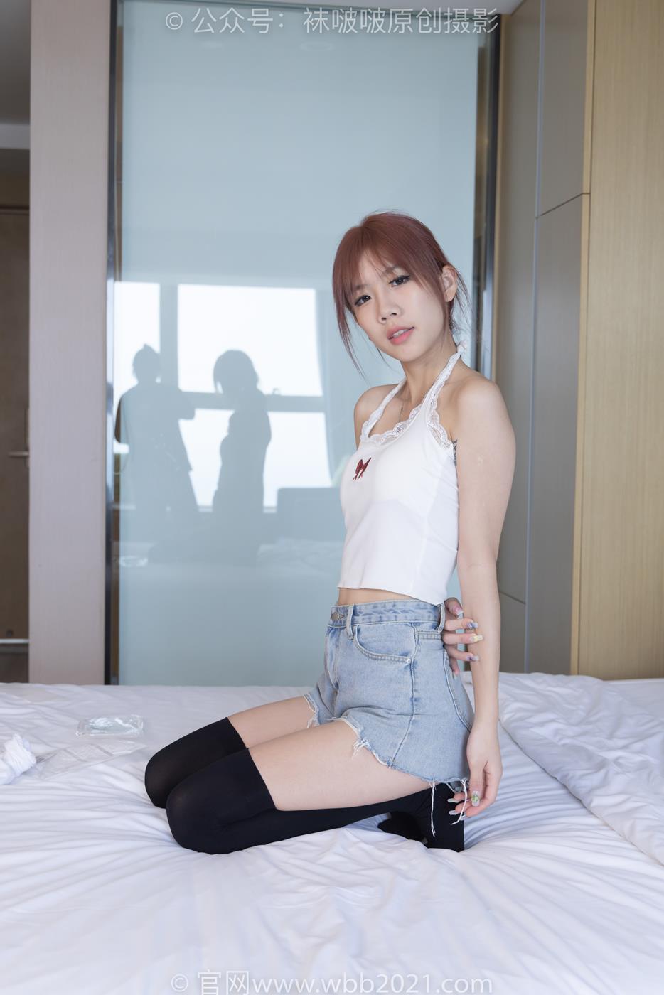 图片[161]-[BoBoSocks袜啵啵]NO.264 果冻-高跟鞋、贝壳头板鞋、黑丝大腿袜、白丝大腿袜[180P] – 速更版-美库