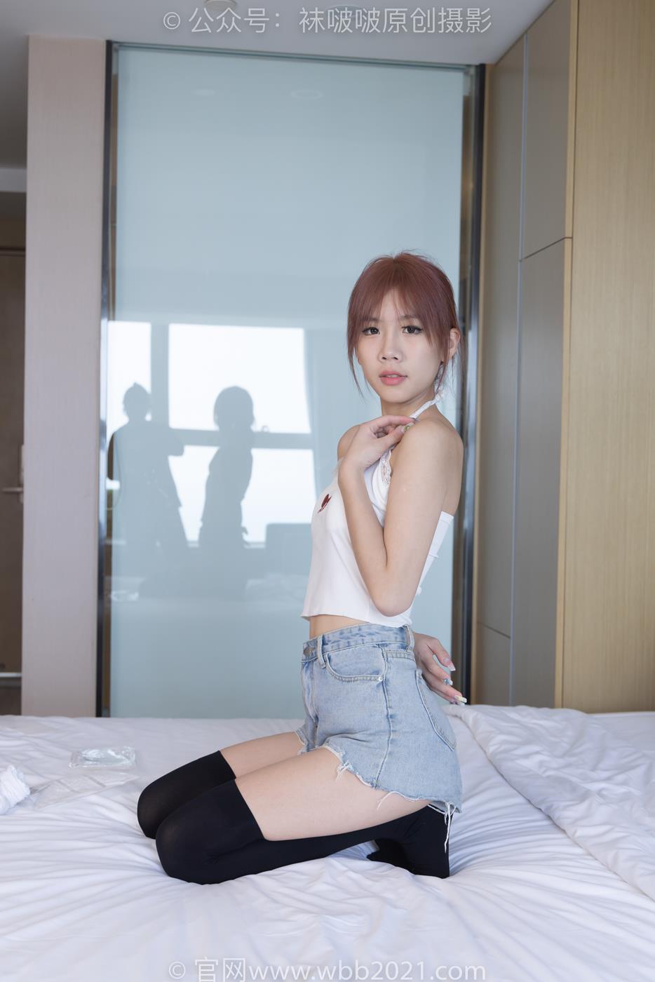 图片[163]-[BoBoSocks袜啵啵]NO.264 果冻-高跟鞋、贝壳头板鞋、黑丝大腿袜、白丝大腿袜[180P] – 速更版-美库