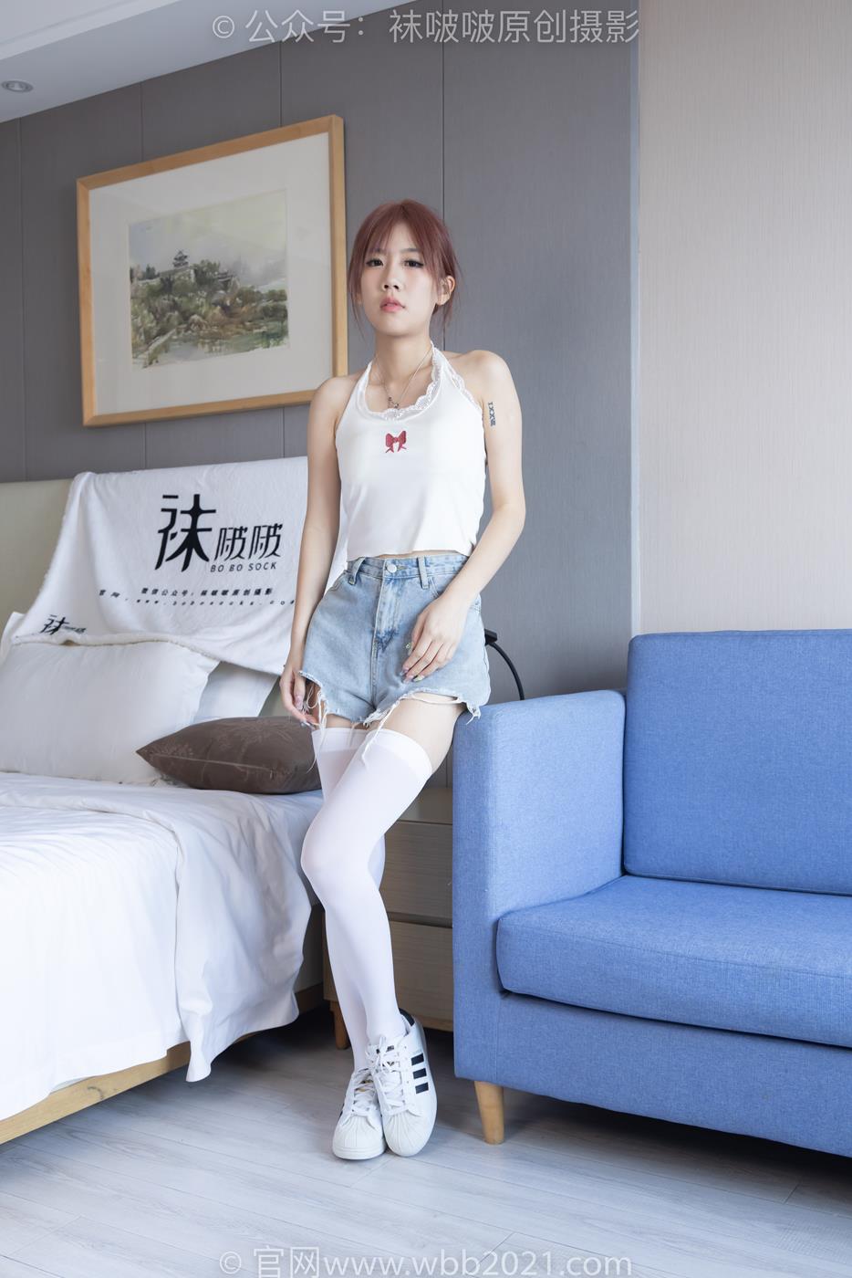 图片[178]-[BoBoSocks袜啵啵]NO.264 果冻-高跟鞋、贝壳头板鞋、黑丝大腿袜、白丝大腿袜[180P] – 速更版-美库