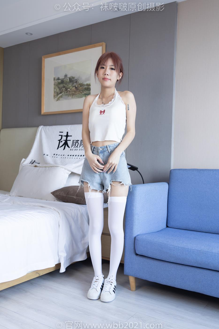 图片[179]-[BoBoSocks袜啵啵]NO.264 果冻-高跟鞋、贝壳头板鞋、黑丝大腿袜、白丝大腿袜[180P] – 速更版-美库