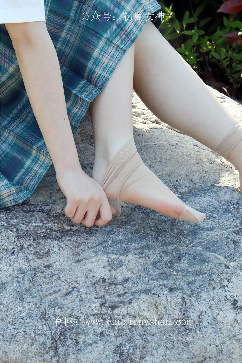 图片[67]-初夏女神 NO.019 念念 墨绿色JK搭配三叶草贝壳头鞋期[155P] – 速更版-美库
