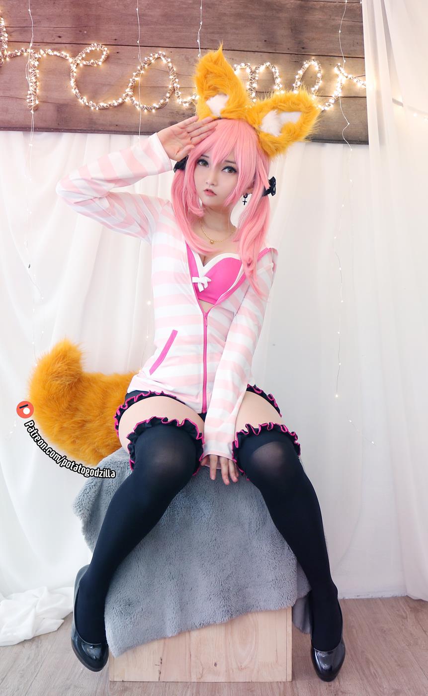 图片[14]-Potato Godzilla – Tamamo School Uniform[50P] – 速更版-美库