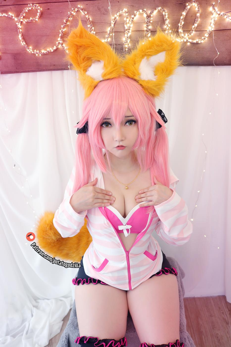 图片[16]-Potato Godzilla – Tamamo School Uniform[50P] – 速更版-美库