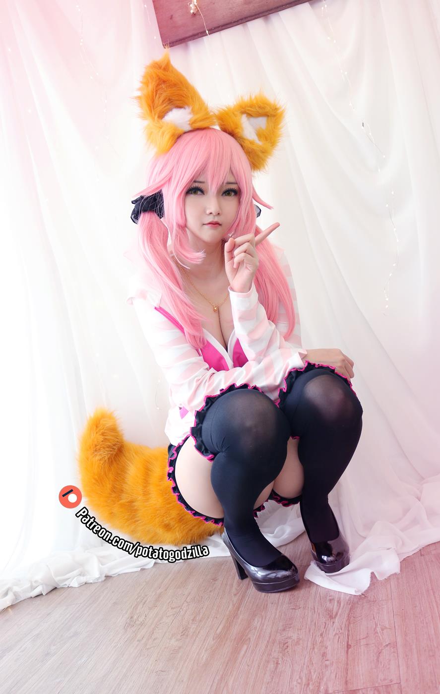 图片[23]-Potato Godzilla – Tamamo School Uniform[50P] – 速更版-美库