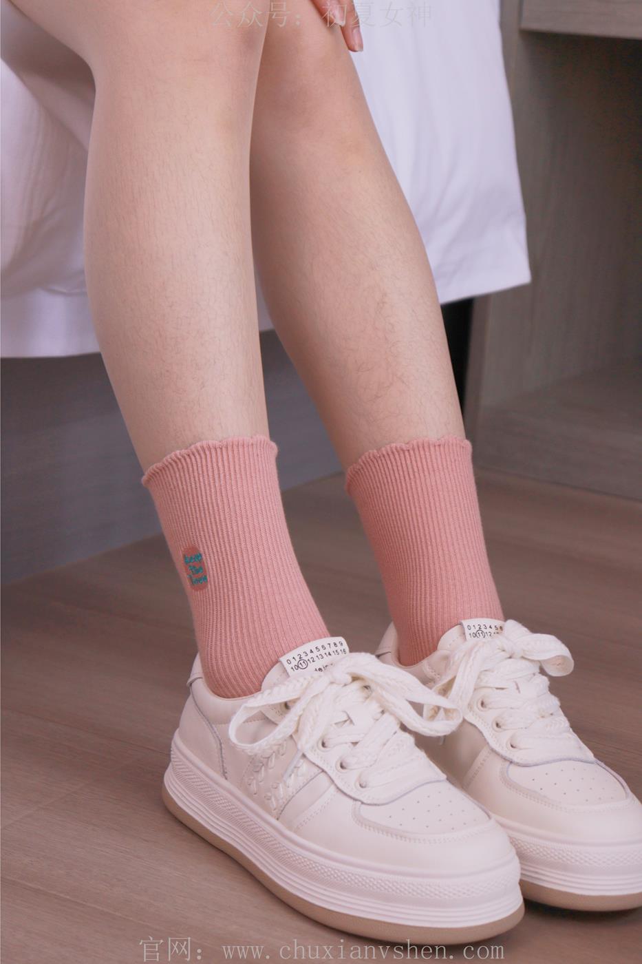 图片[10]-初夏女神 NO.020 沙沙 S码粉白色套搭配小白鞋[104P] – 速更版-美库