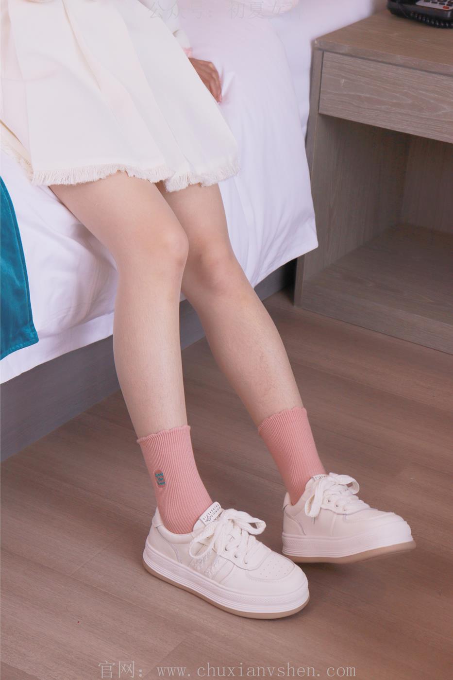 图片[11]-初夏女神 NO.020 沙沙 S码粉白色套搭配小白鞋[104P] – 速更版-美库