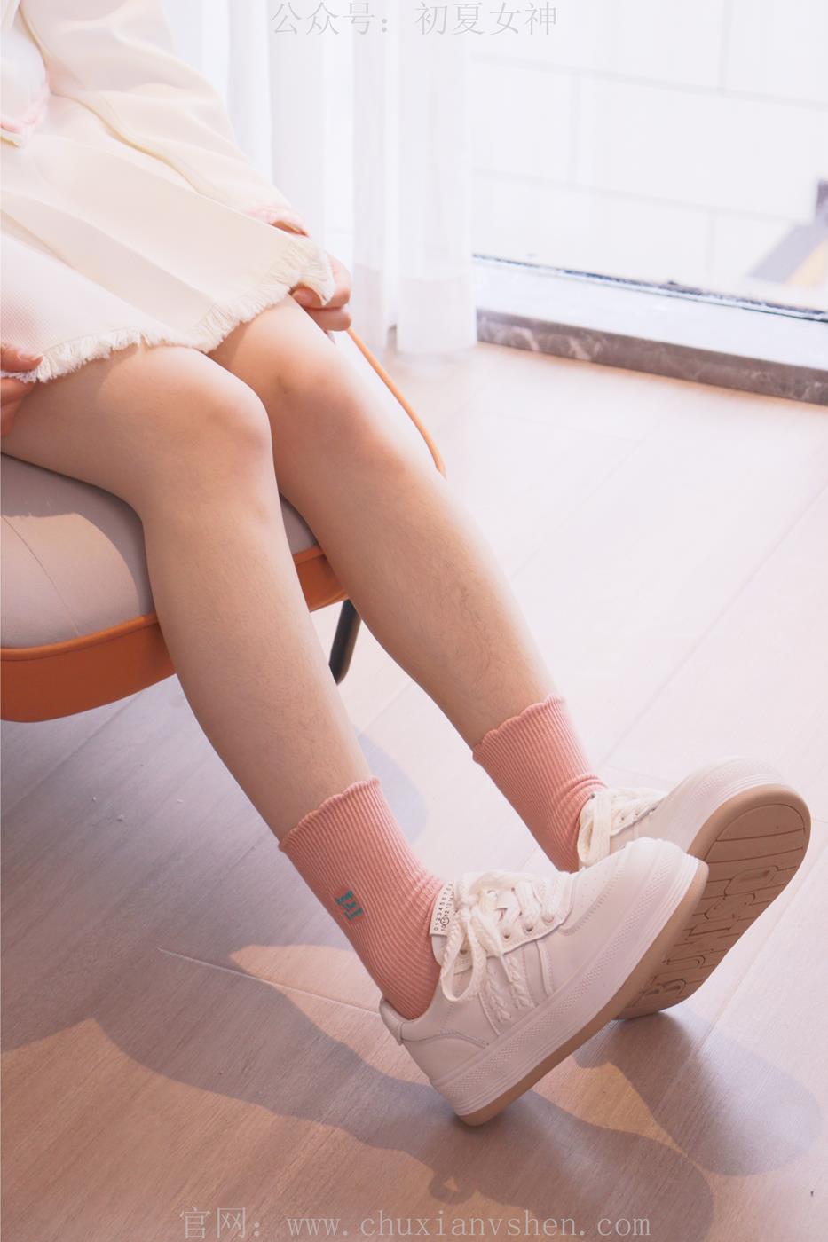 图片[16]-初夏女神 NO.020 沙沙 S码粉白色套搭配小白鞋[104P] – 速更版-美库