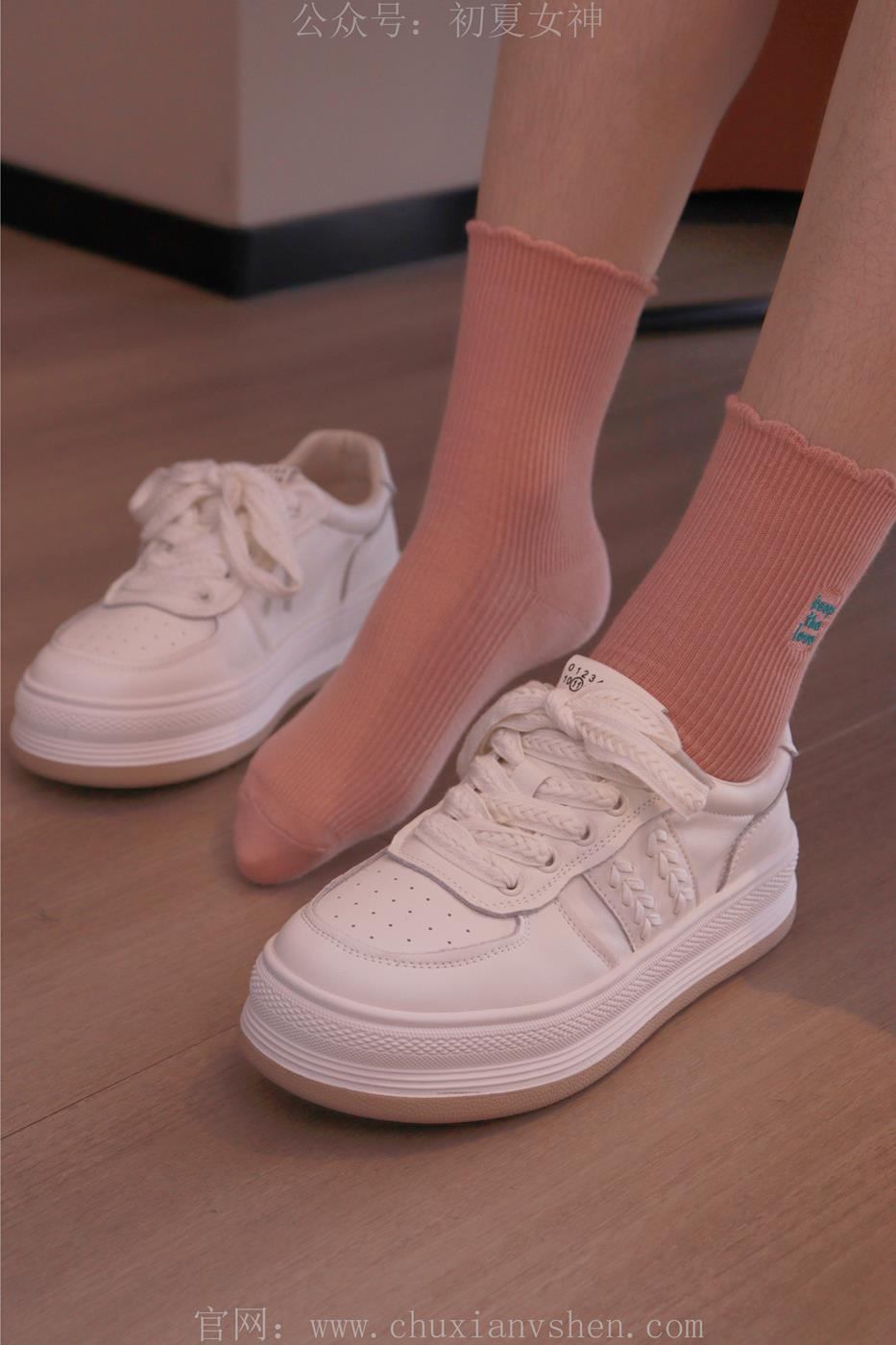 图片[21]-初夏女神 NO.020 沙沙 S码粉白色套搭配小白鞋[104P] – 速更版-美库
