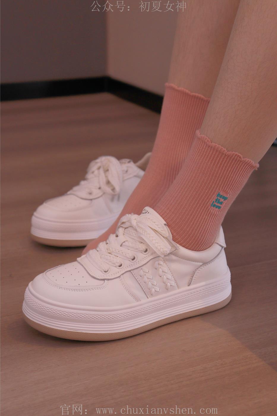 图片[22]-初夏女神 NO.020 沙沙 S码粉白色套搭配小白鞋[104P] – 速更版-美库