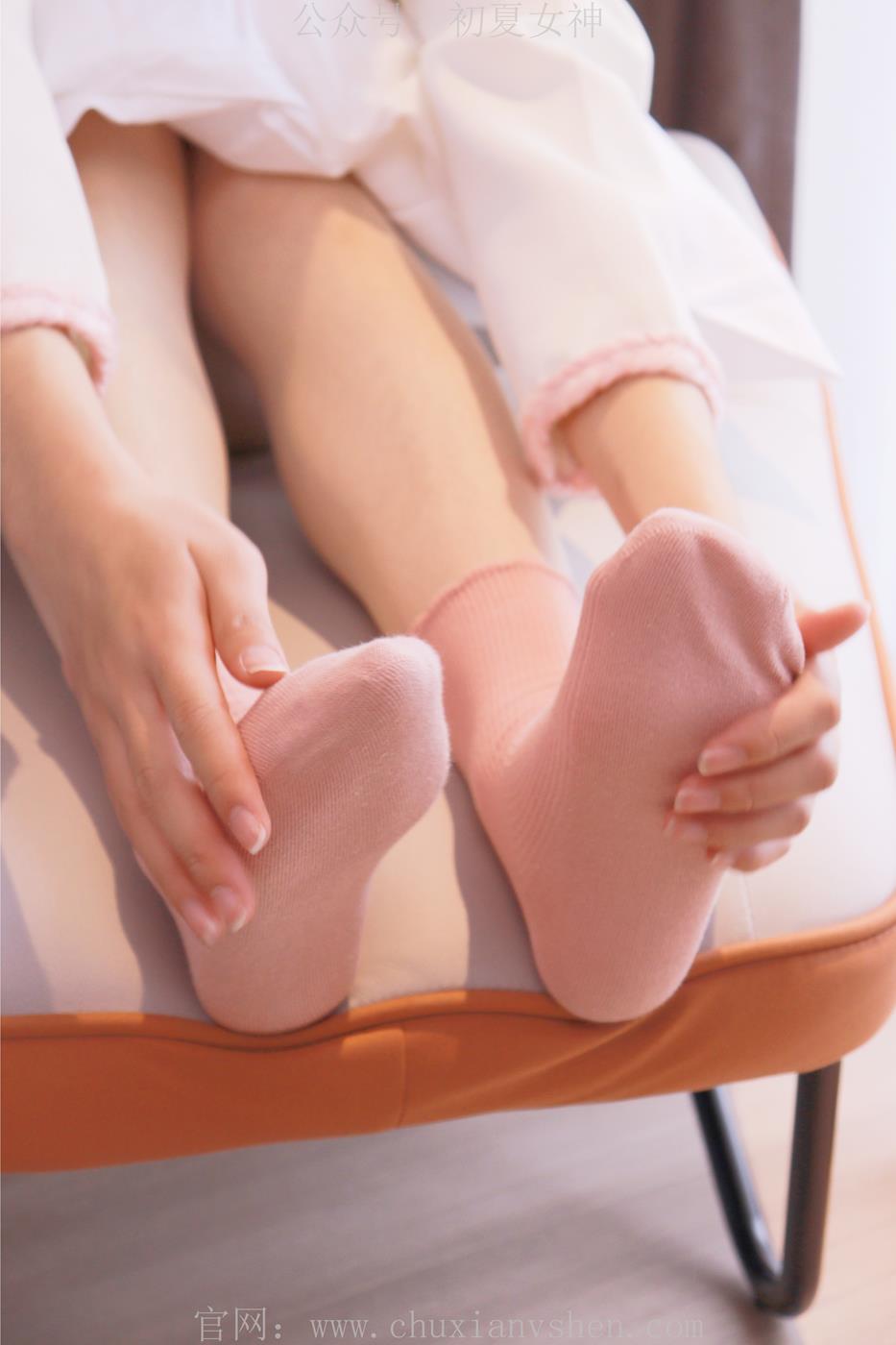 图片[28]-初夏女神 NO.020 沙沙 S码粉白色套搭配小白鞋[104P] – 速更版-美库