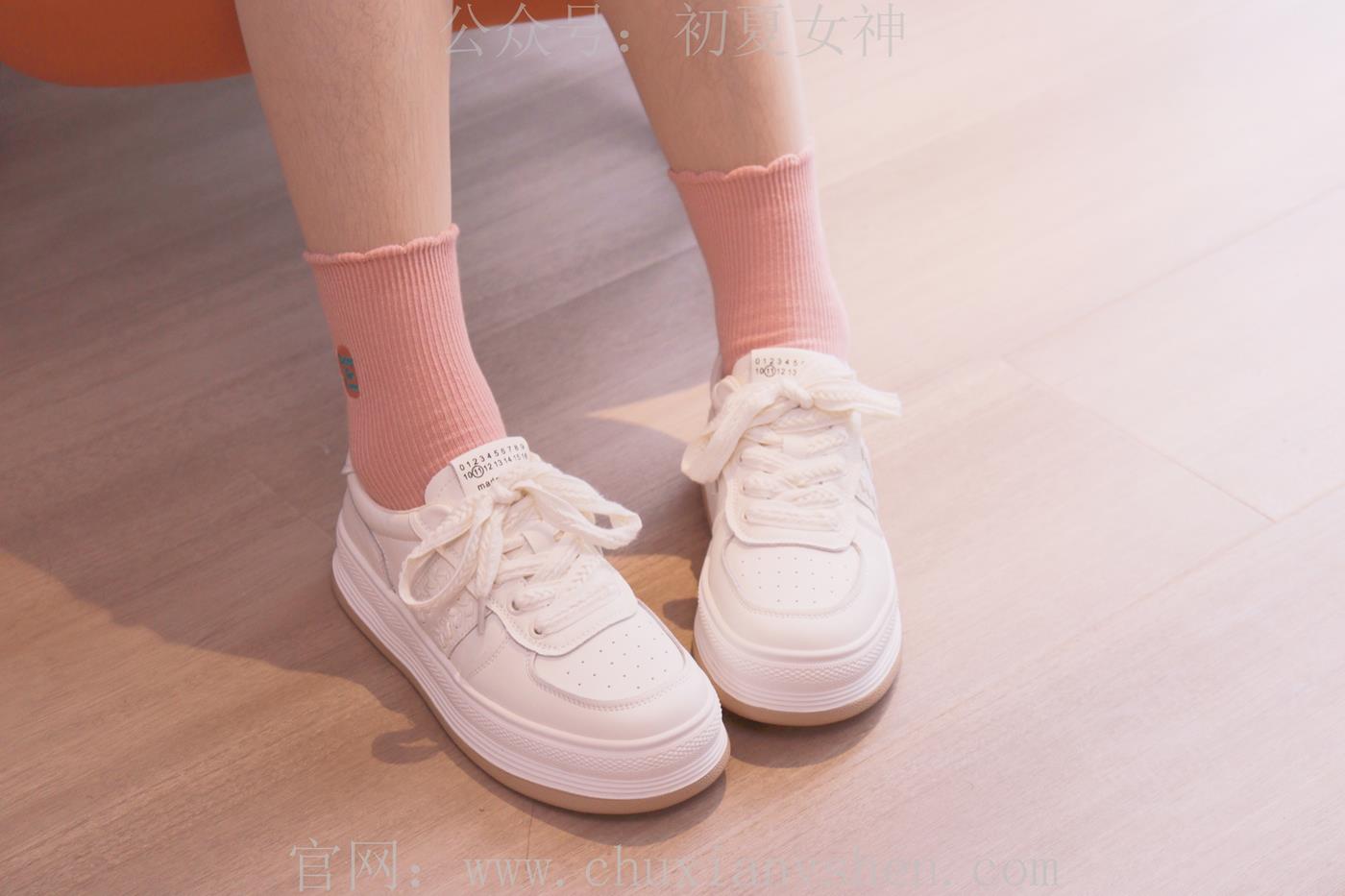 图片[41]-初夏女神 NO.020 沙沙 S码粉白色套搭配小白鞋[104P] – 速更版-美库