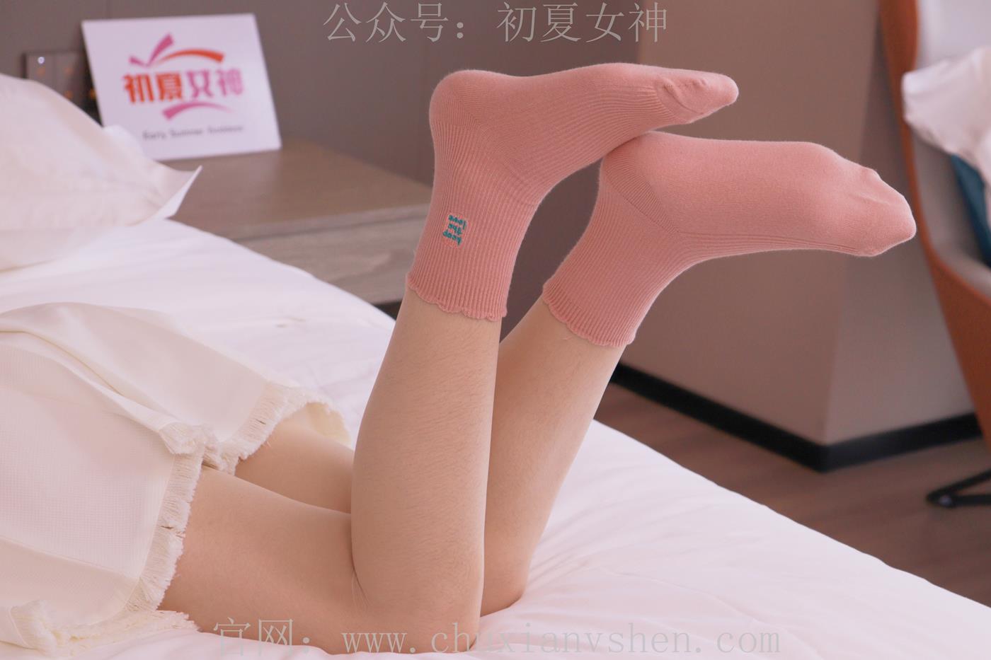 图片[46]-初夏女神 NO.020 沙沙 S码粉白色套搭配小白鞋[104P] – 速更版-美库