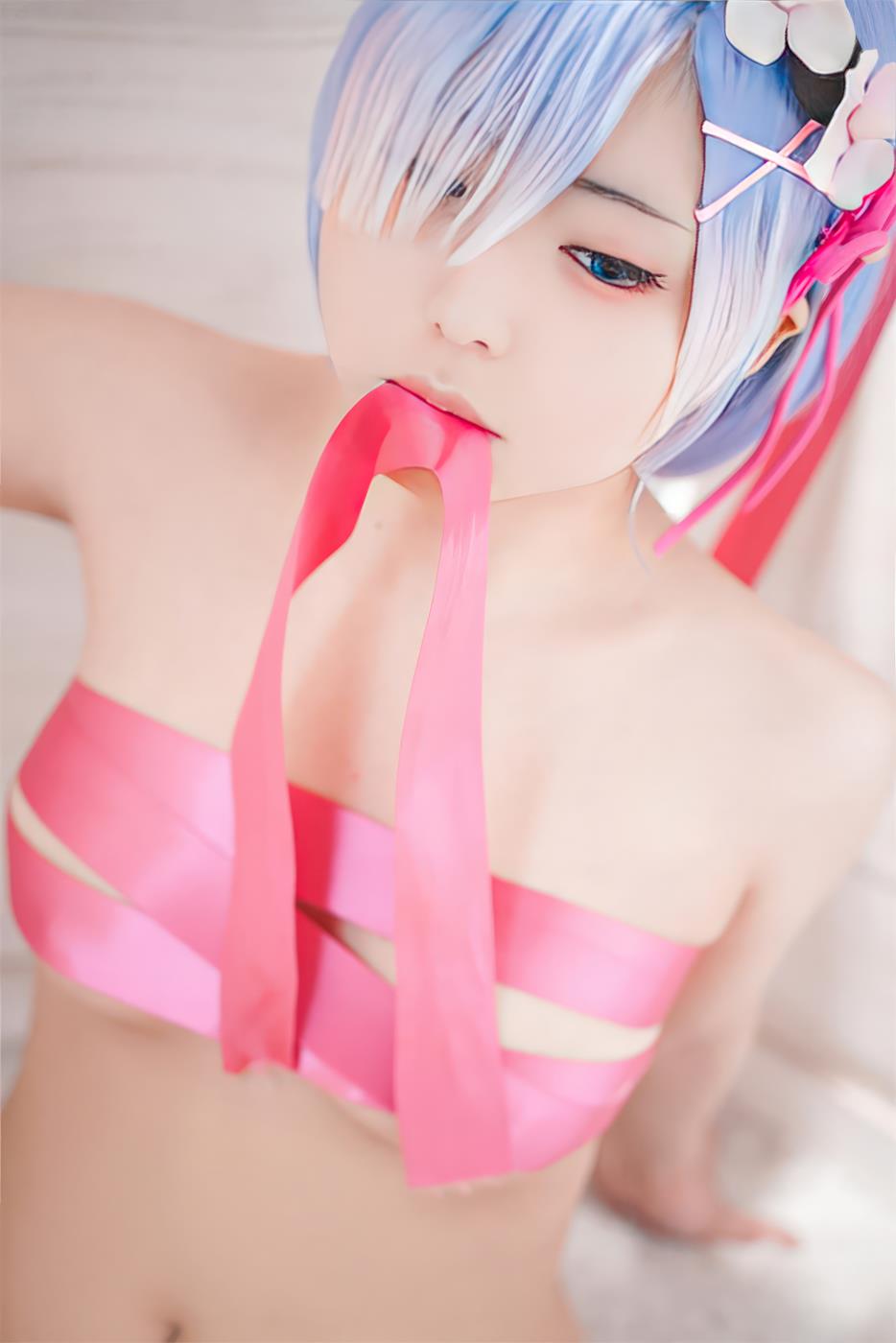 图片[14]-虎森森 – 蕾姆丝带[19P] – 速更版-美库