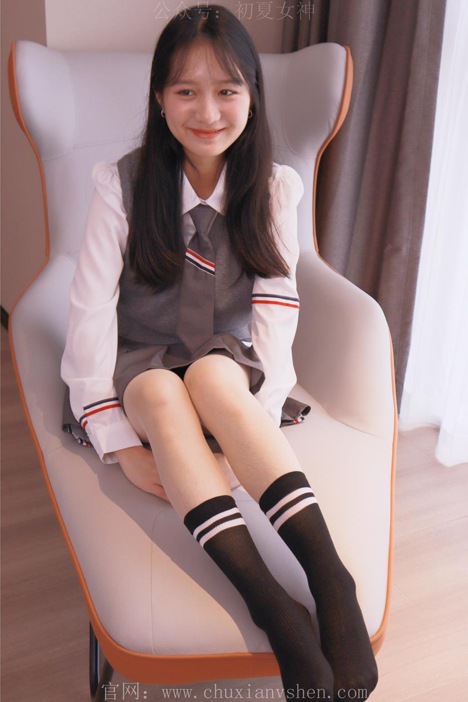 图片[32]-初夏女神 NO.021 沙沙 王心凌同款JK搭配JK小黑皮鞋[136P] – 速更版-美库