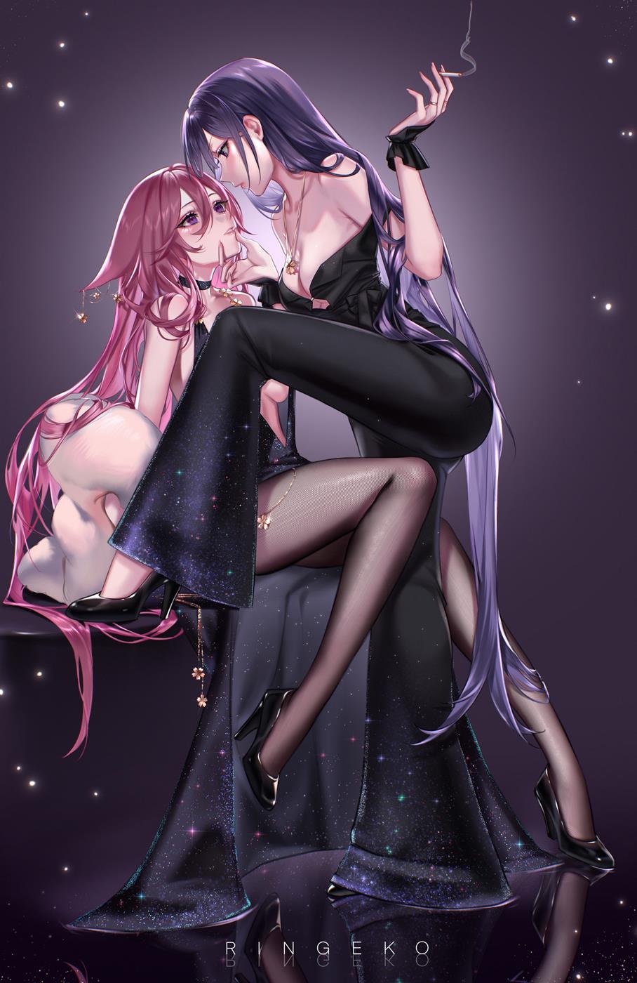 图片[15]-AI绘画 055画师ringeko 凛子 作品 2022.8-2023.9 [121P] – 速更版-美库