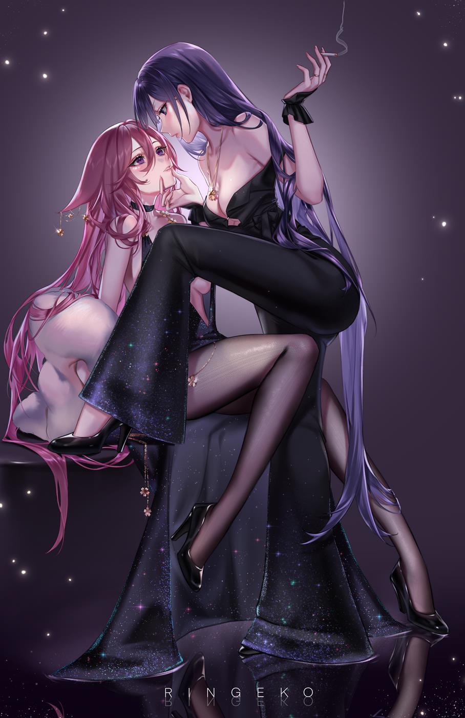 图片[34]-AI绘画 055画师ringeko 凛子 作品 2022.8-2023.9 [121P] – 速更版-美库