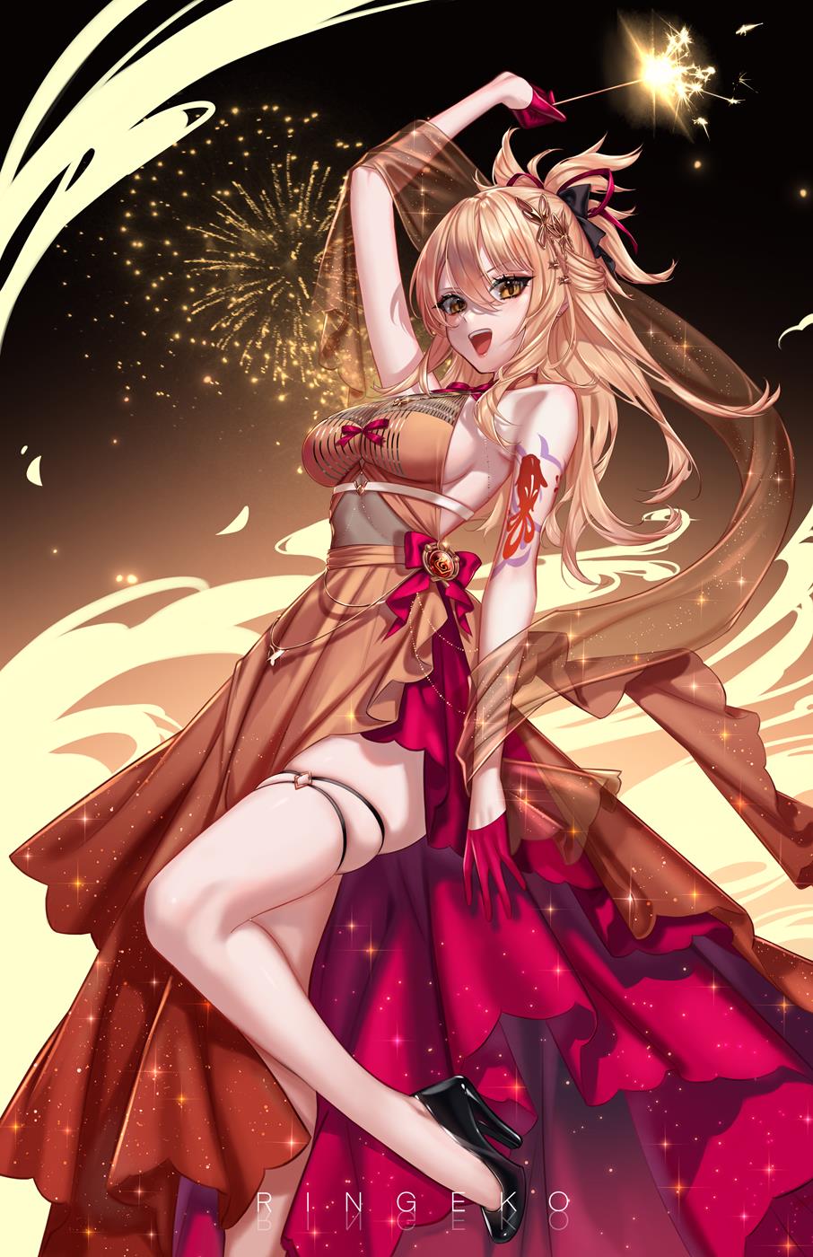 图片[48]-AI绘画 055画师ringeko 凛子 作品 2022.8-2023.9 [121P] – 速更版-美库