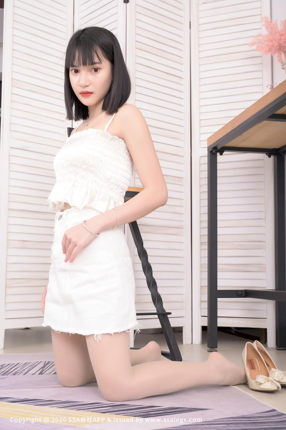 图片[56]-[SSA丝社]超清写真 NO.566 冰冰 肉丝袜拍摄样片[113P] – 速更版-美库