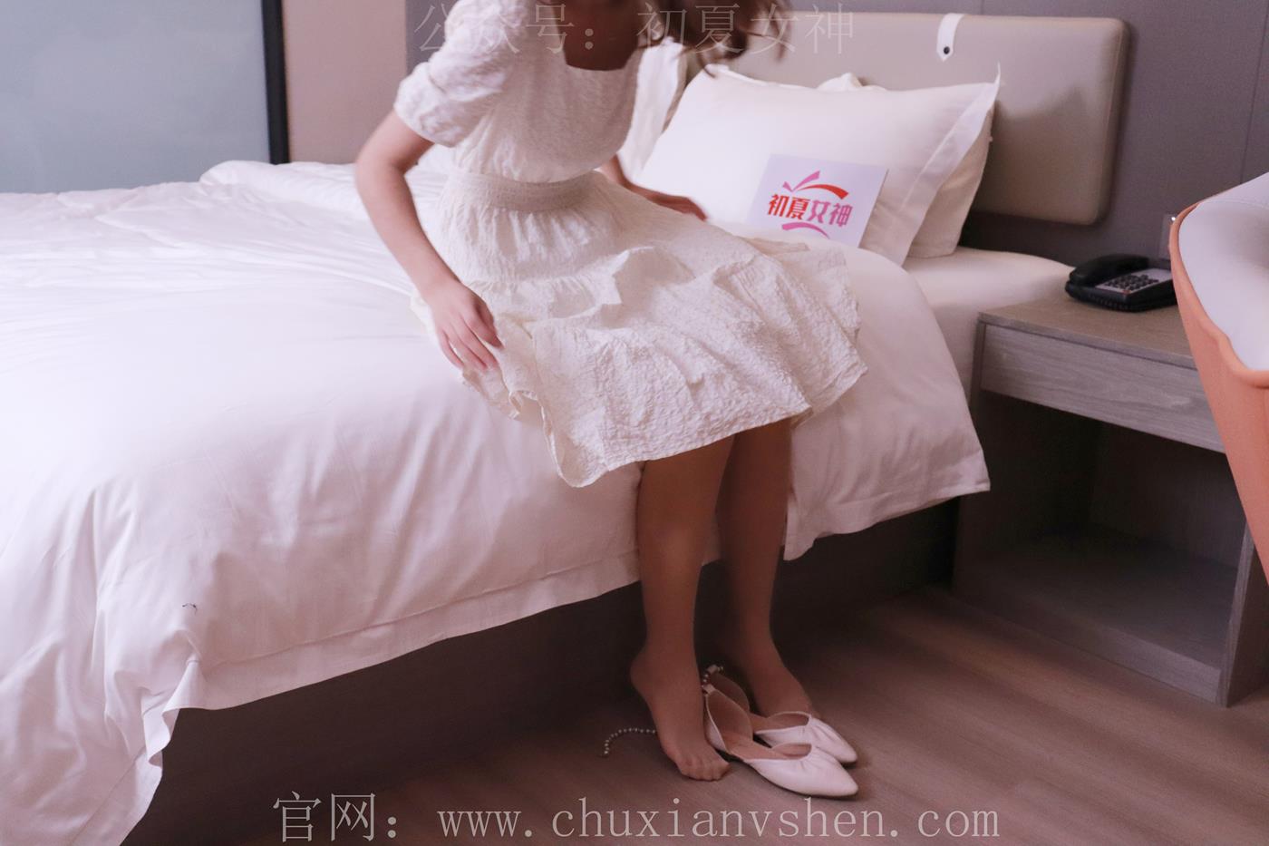 图片[53]-初夏女神 NO.022 依依 白色M码秋季连衣裙搭高跟鞋[137P] – 速更版-美库