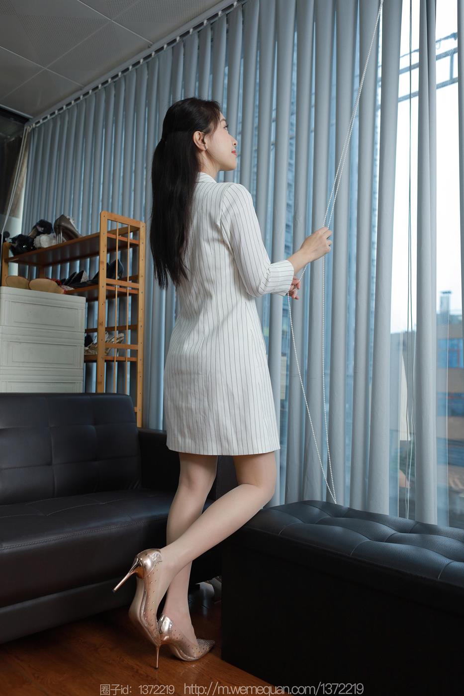 图片[40]-[IESS异思趣向] 2023.03.24 丝享家1400：小婕《白色条纹外套》[88P] – 速更版-美库