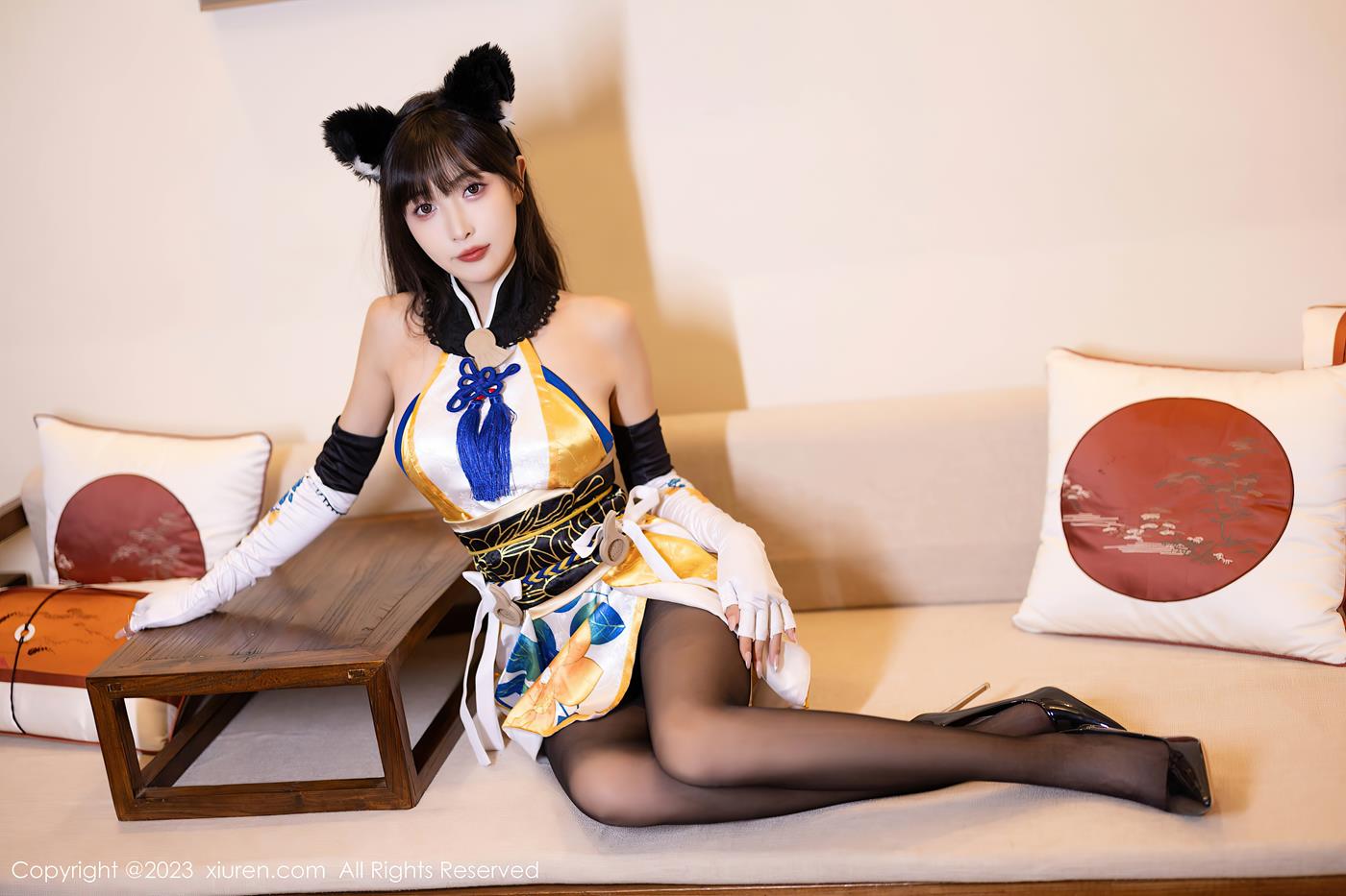 图片[17]-[Xiuren秀人网]2023.08.14 NO.7231 林星阑 可爱的猫耳与姓感黑丝 [25+1P] – 速更版-美库