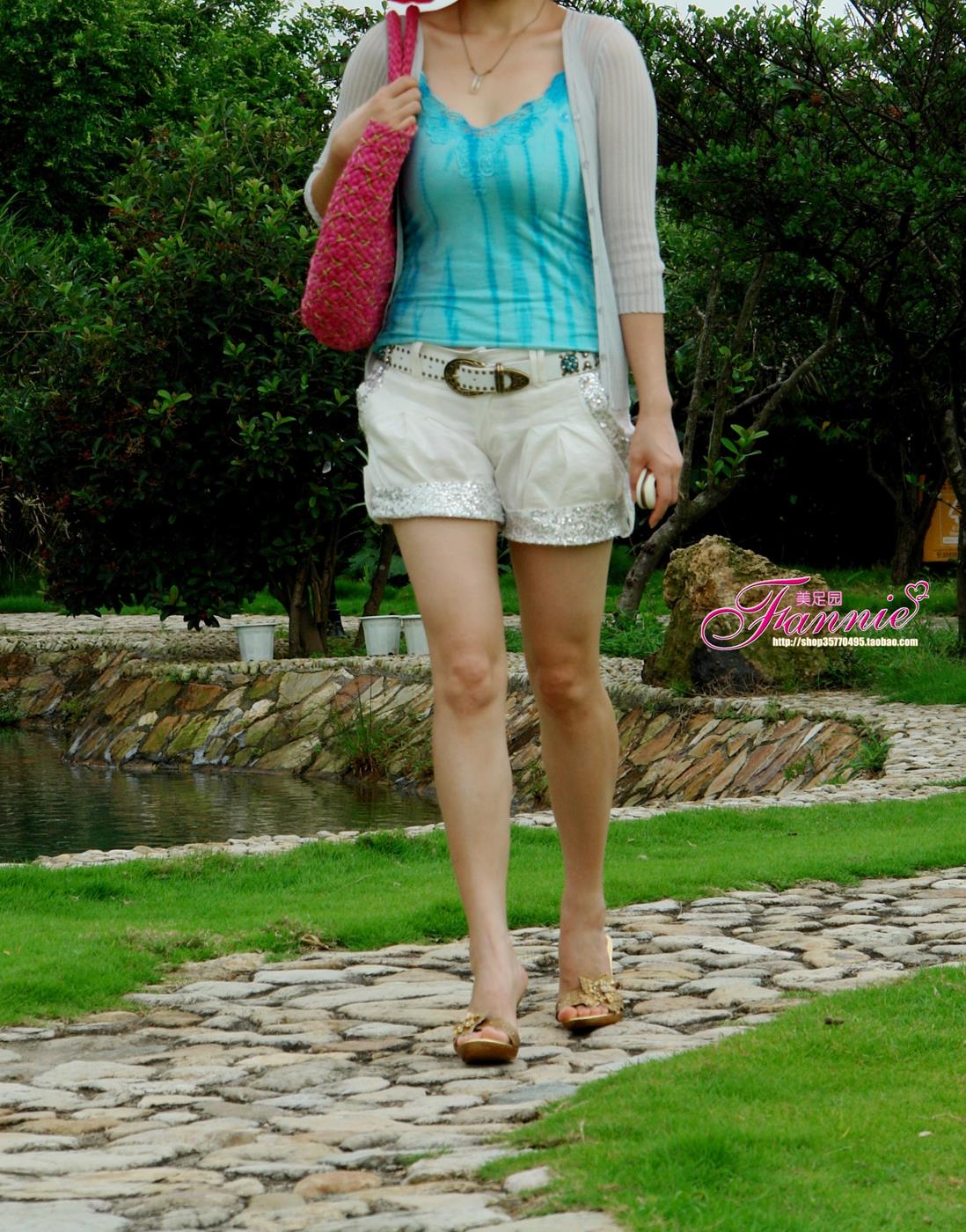 图片[20]-Fannie芬妮每足园 No.212金色的凉拖 [68P] – 速更版-美库